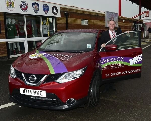 Bristol City FC and Wessex Garages: New Sponsored Car Unveiled Ahead of Leyton Orient Match