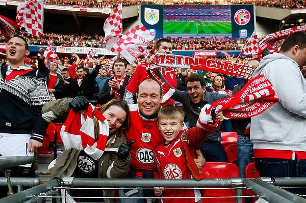 Bristol City FC's Glorious 2-0 Victory at Wembley: A Sea of Jubilant Fans