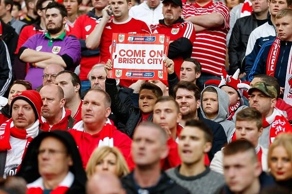 Bristol City FC's Glory at Wembley: A Sea of Fans Celebrating Victory