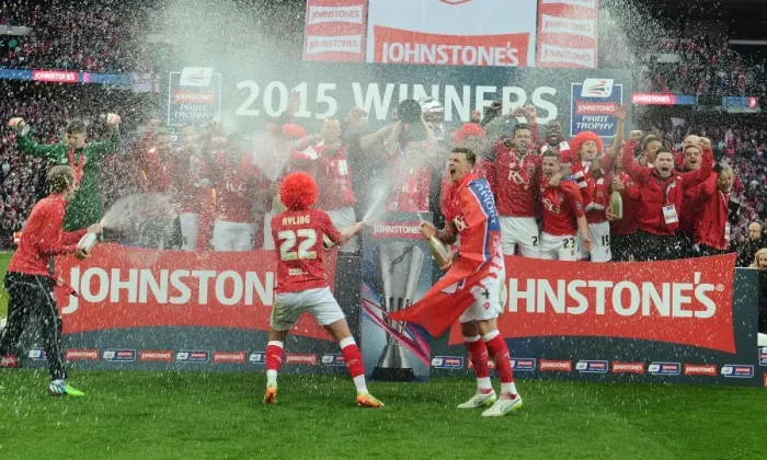 Framed Print : Bristol City FC's Glory at Wembley: Johnstone's Paint Trophy Victory Framed Print : Bristol City FC's Glory at Wembley: Johnstone's Paint Trophy Victory