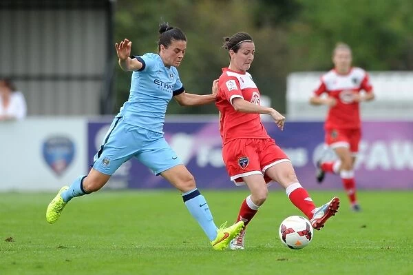 Bristol City FC's Natalia Pablos Sanchon in Action during Women's Super League Match against Manchester City
