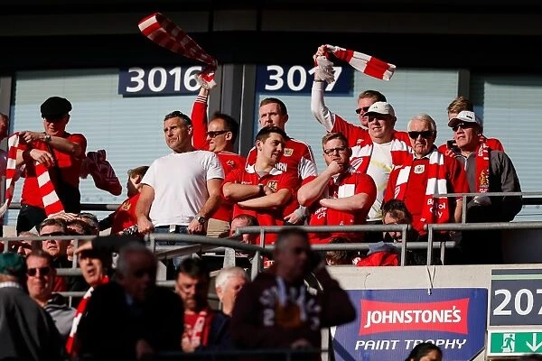 Bristol City FC's Thrilling Wembley Victory: A Sea of Celebrating Fans (JPT Final)