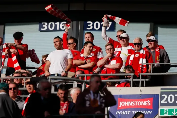 Framed Print : Bristol City FC's Thrilling Wembley Victory: A Sea of Celebrating Fans (JPT Final) Framed Print : Bristol City FC's Thrilling Wembley Victory: A Sea of Celebrating Fans (JPT Final)
