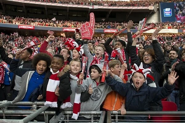 Bristol City FC's Triumphant Wembley Victory: A Sea of Celebrating Fans