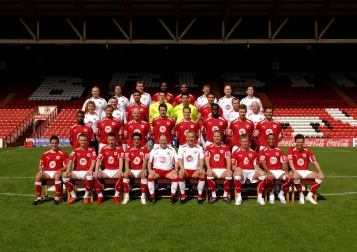 Framed Print : Bristol City First Team: 08-09 Season - United in Football: Team Photo Framed Print : Bristol City First Team: 08-09 Season - United in Football: Team Photo