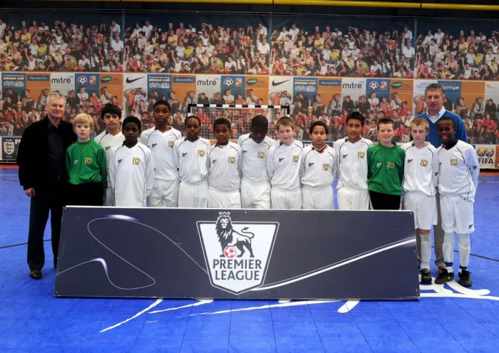 Framed Print : Bristol City First Team at 09-10 Academy Futsal Tournament