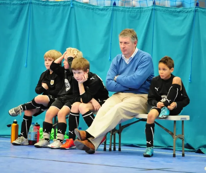 Framed Print : Bristol City First Team at 09-10 Academy Futsal Tournament: A Season of Determination and Skill