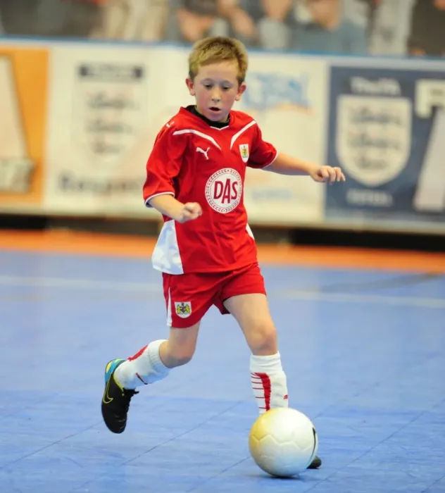 Framed Print : Bristol City First Team: 09-10 Academy Futsal Tournament Victory