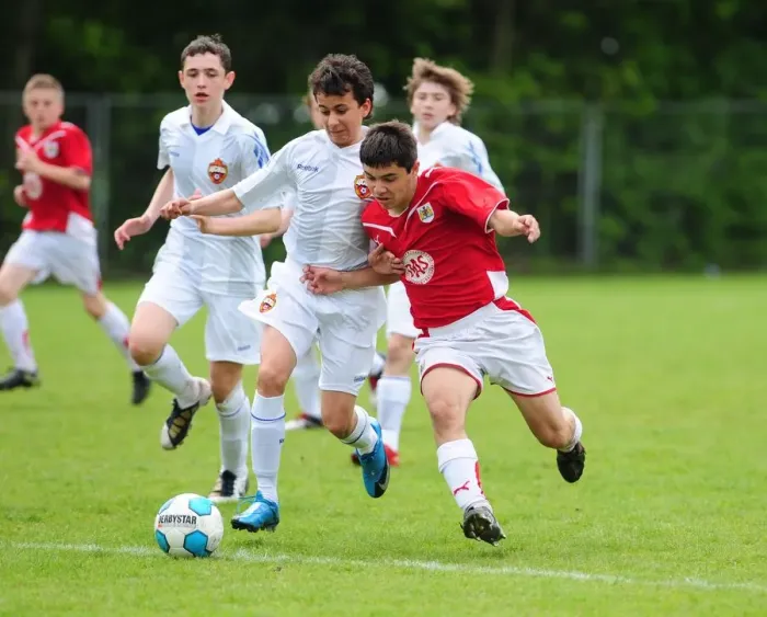 Framed Print : Bristol City First Team at 09-10 Academy Tournament: In Action