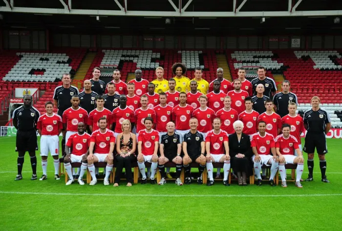 Framed Print : Bristol City First Team: 10-11 Season - Unified Team Image Framed Print : Bristol City First Team: 10-11 Season - Unified Team Image