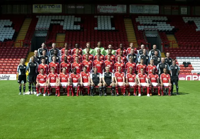 Framed Print : Bristol City First Team: 2011-2012 Season - Team Photo