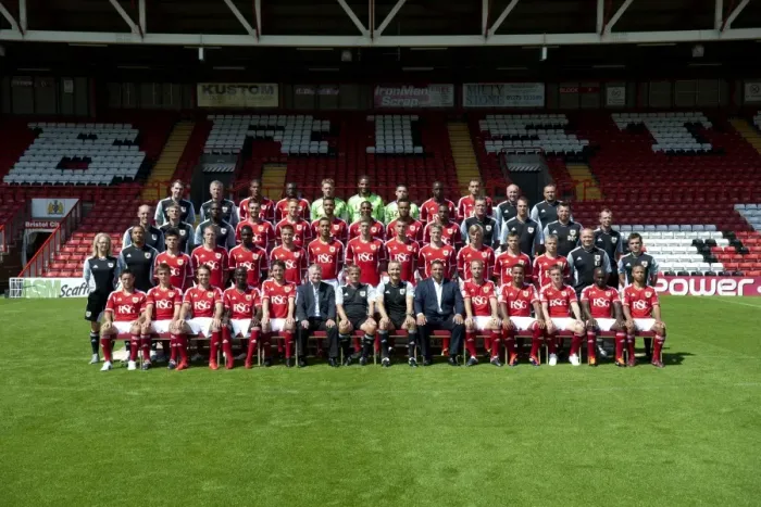 Framed Print : Bristol City First Team: 2011-2012 Unified Season Photo