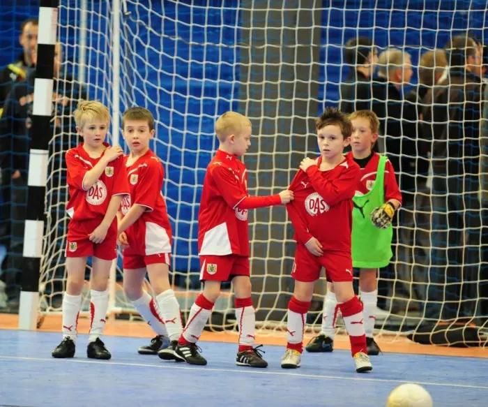 Framed Print : Bristol City First Team: Academy Futsal Champions - Season 09-10 Framed Print : Bristol City First Team: Academy Futsal Champions - Season 09-10