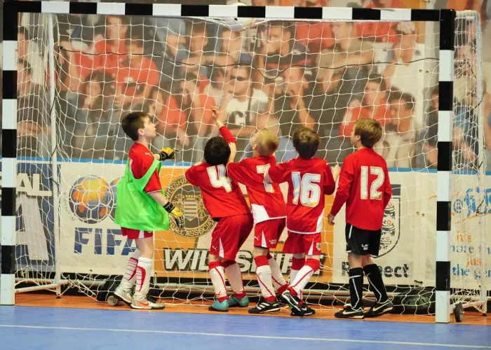 Framed Print : Bristol City First Team: Academy Futsal Champions - Season 09-10