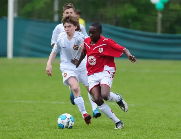 Framed Print : Bristol City First Team at the Academy Tournament (Season 09-10)