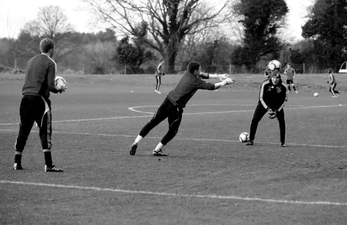 Framed Print : Bristol City First Team: Academy Training - Nurturing Future Stars, Season 10-11