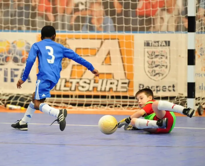 Framed Print : Bristol City First Team at Chelsea Academy Futsal Tournament: Season 9-10 Showdown