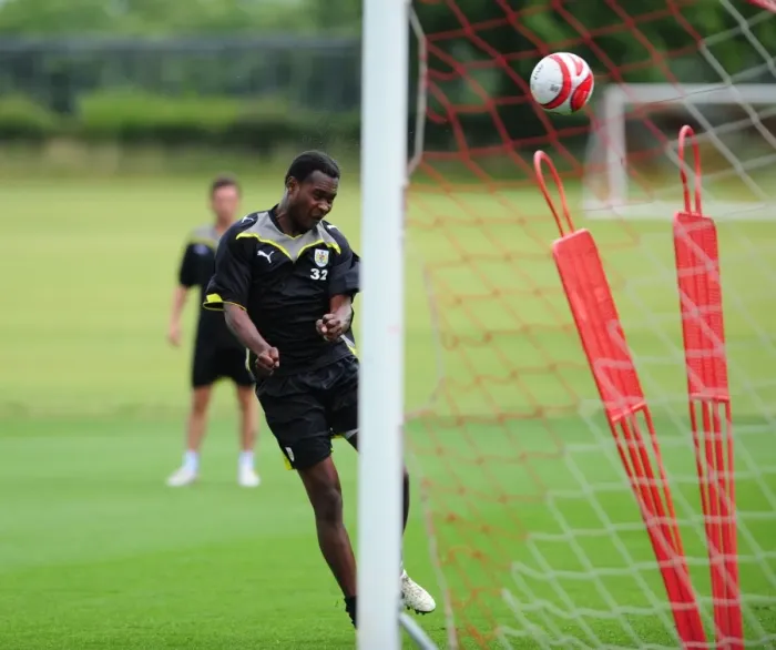 Framed Print : Bristol City First Team: Gearing Up for the 09-10 Season - Pre-Season Training