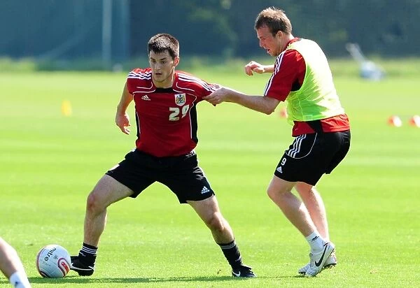Bristol City First Team: Gearing Up for the 2010-11 Season - Training Session on September 2