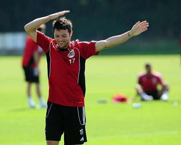 Bristol City First Team: Gearing Up for the 2010-11 Season - Training Session