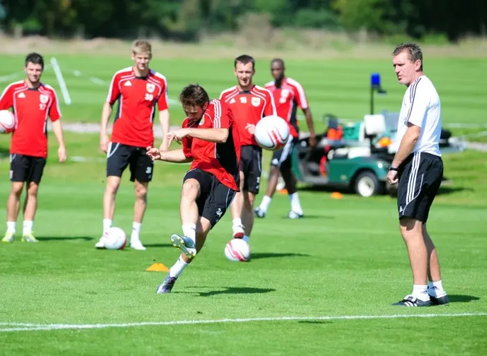 Framed Print : Bristol City First Team: Gearing Up for the 2010-11 Season - September Training Session Framed Print : Bristol City First Team: Gearing Up for the 2010-11 Season - September Training Session