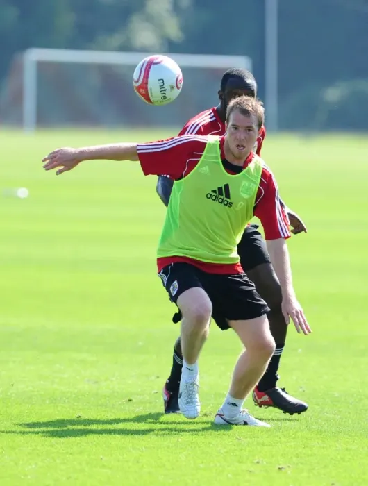 Framed Print : Bristol City First Team: Gearing Up for the 2010-11 Season - Training Session