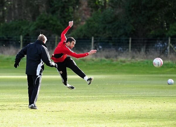 Bristol City First Team: Gearing Up for the Pitch - January 2011 Training Session
