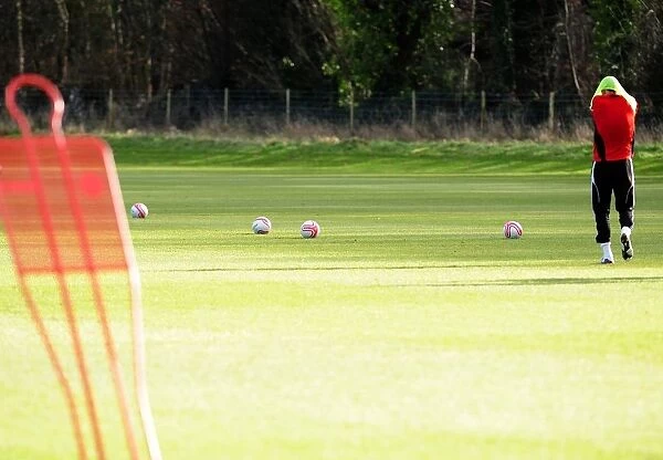 Bristol City First Team: Gearing Up for Season 10-11 - Training Session, January 2011