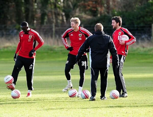Bristol City First Team: Gearing Up for Season 10-11 - Training Session (January 11, 2011)