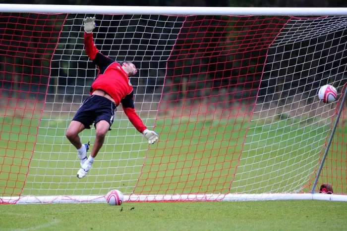 Framed Print : Bristol City First Team: Gearing Up for Season 10-11 - January 13, 2011 Training Session