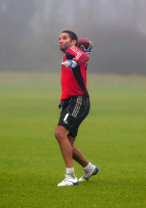 Framed Print : Bristol City First Team: Gearing Up for Season 10-11 - January 13, 2011 Training: Preparing for the Big League Comeback