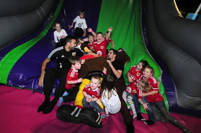 Framed Print : Bristol City First Team: Holiday Cheer at the Cty Redz Christmas Party (Season 11-12) Framed Print : Bristol City First Team: Holiday Cheer at the Cty Redz Christmas Party (Season 11-12)