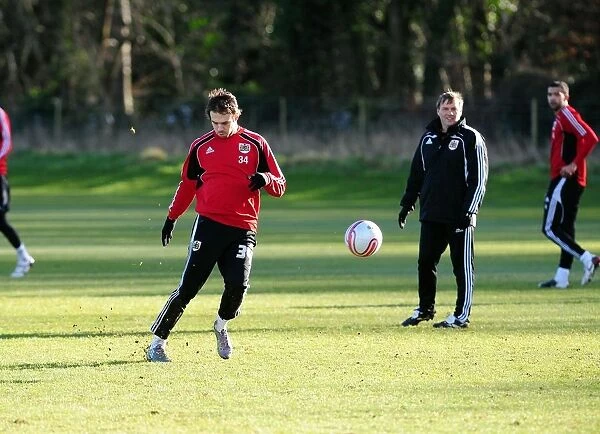 Bristol City First Team: Kicking Off the New Year - Training Session, January 1, 2011