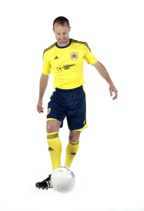 Framed Print : Bristol City First Team: New Kits Revealed for Season 11-12