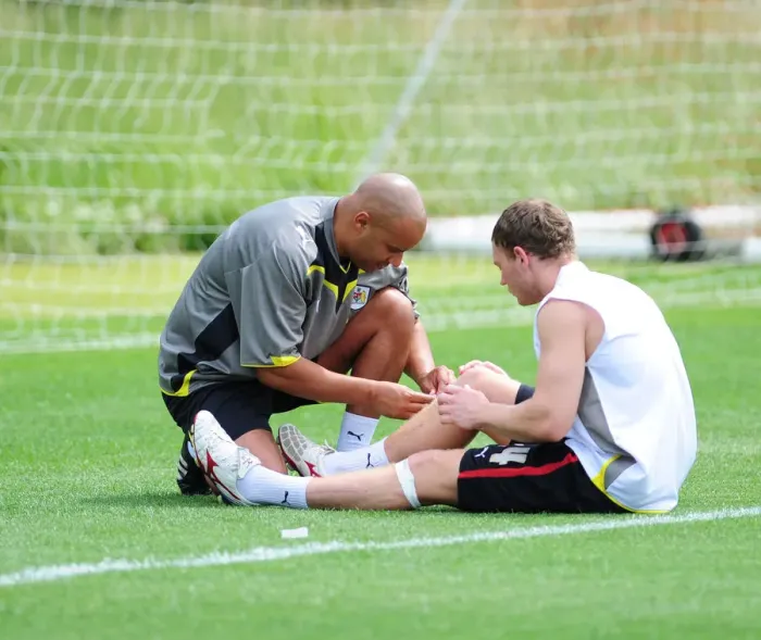 Framed Print : Bristol City First Team: Pre-Season Training 09-10 - Gearing Up for the New Season