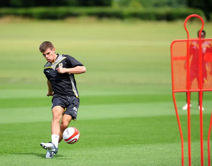 Framed Print : Bristol City First Team: Pre-Season Training 09-10 - Gearing Up for Season