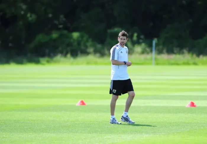 Framed Print : Bristol City First Team: Pre-season Training 2011-12 - Gearing Up for the New Season