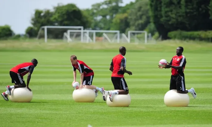 Framed Print : Bristol City First Team: Preparing for the 2011-12 Season - Intense Pre-season Training Framed Print : Bristol City First Team: Preparing for the 2011-12 Season - Intense Pre-season Training