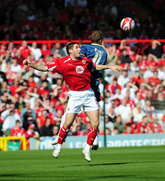 Framed Print : Bristol City First Team: Season 08-09: Bristol City V Cardiff City