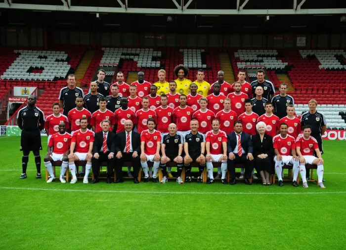 Framed Print : Bristol City First Team: Season 10-11: Team Photo