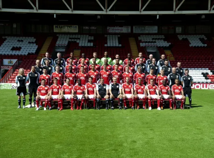 Framed Print : Bristol City First Team: Season 11-12 - Team Photo