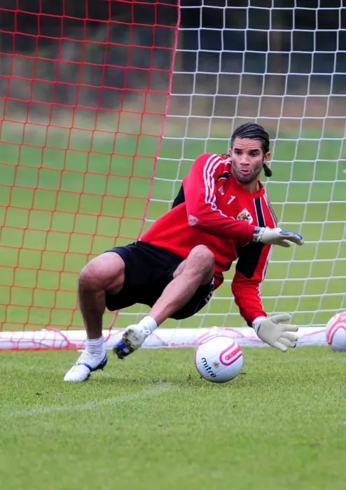 Framed Print : Bristol City First Team Training - January 13, 2011 (Season 10-11)