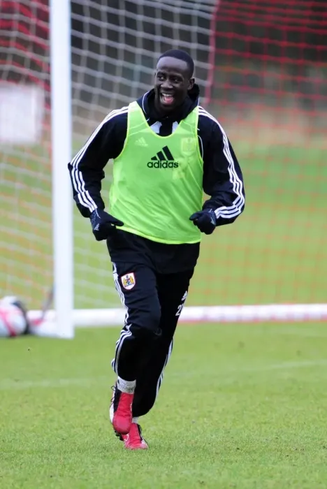 Framed Print : Bristol City First Team Training: January 13, 2011 - Season 10-11