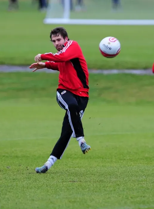 Framed Print : Bristol City First Team Training - January 13, 2011 (Season 10-11)