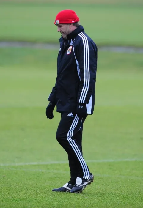 Framed Print : Bristol City First Team Training - January 13, 2011 (Season 10-11)