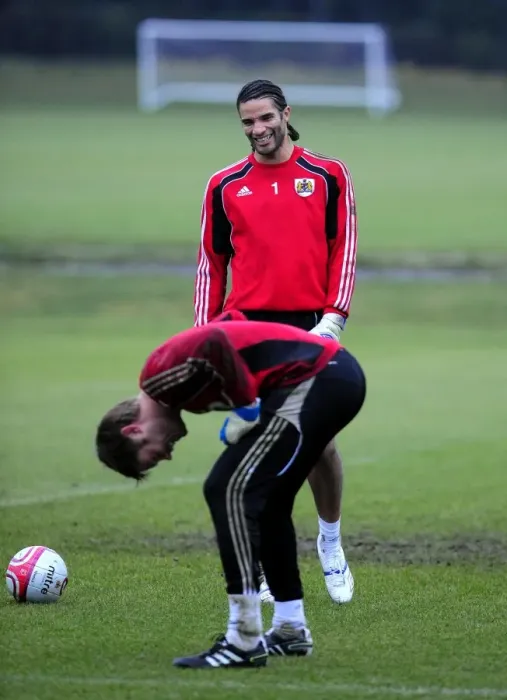 Framed Print : Bristol City First Team Training - January 13, 2011 (Season 10-11)