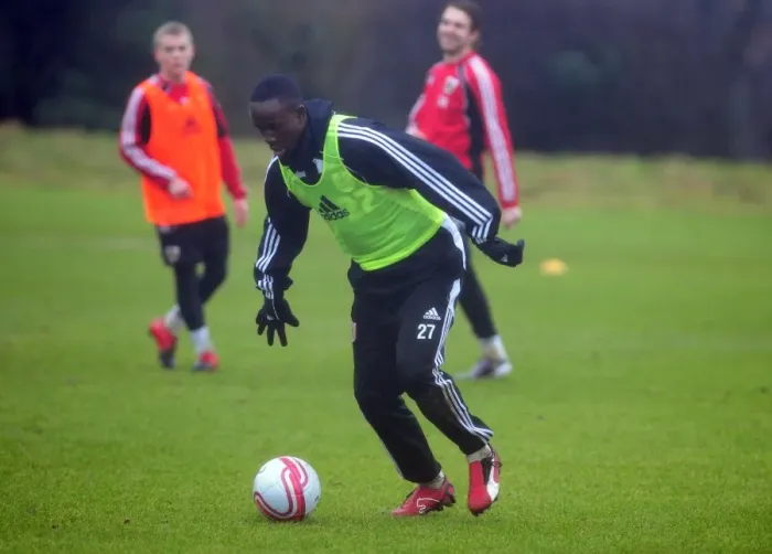 Framed Print : Bristol City First Team Training - January 13, 2011 (Season 10-11)
