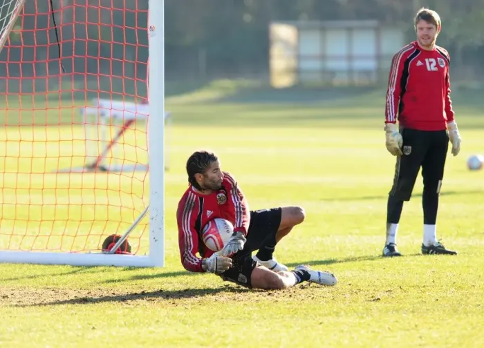 Framed Print : Bristol City First Team Training: January 2011 - Season 10-11 Framed Print : Bristol City First Team Training: January 2011 - Season 10-11