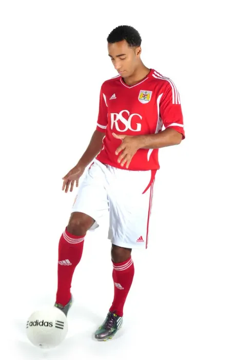 Framed Print : Bristol City First Team: Unveiling the New Kits for Season 11-12