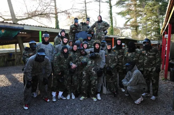 Framed Print : Bristol City Football Club: 2011-2012 Season - Paintball Challenge: A High-Octane Team Bonding Experience